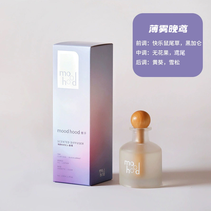 【시간의 순간】안개 저녁 연-그라데이션 퍼플