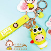 Cute silica gel children's cartoon shoulder bag, card holder, small keychain