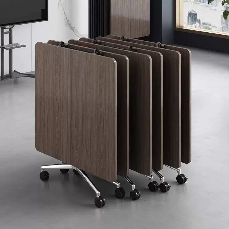 Складной конференц-стол, тренировочный стол и стул, комбинированный длинный стол для переговоров, прямая трансляция, съемный телескопический стол для чтения