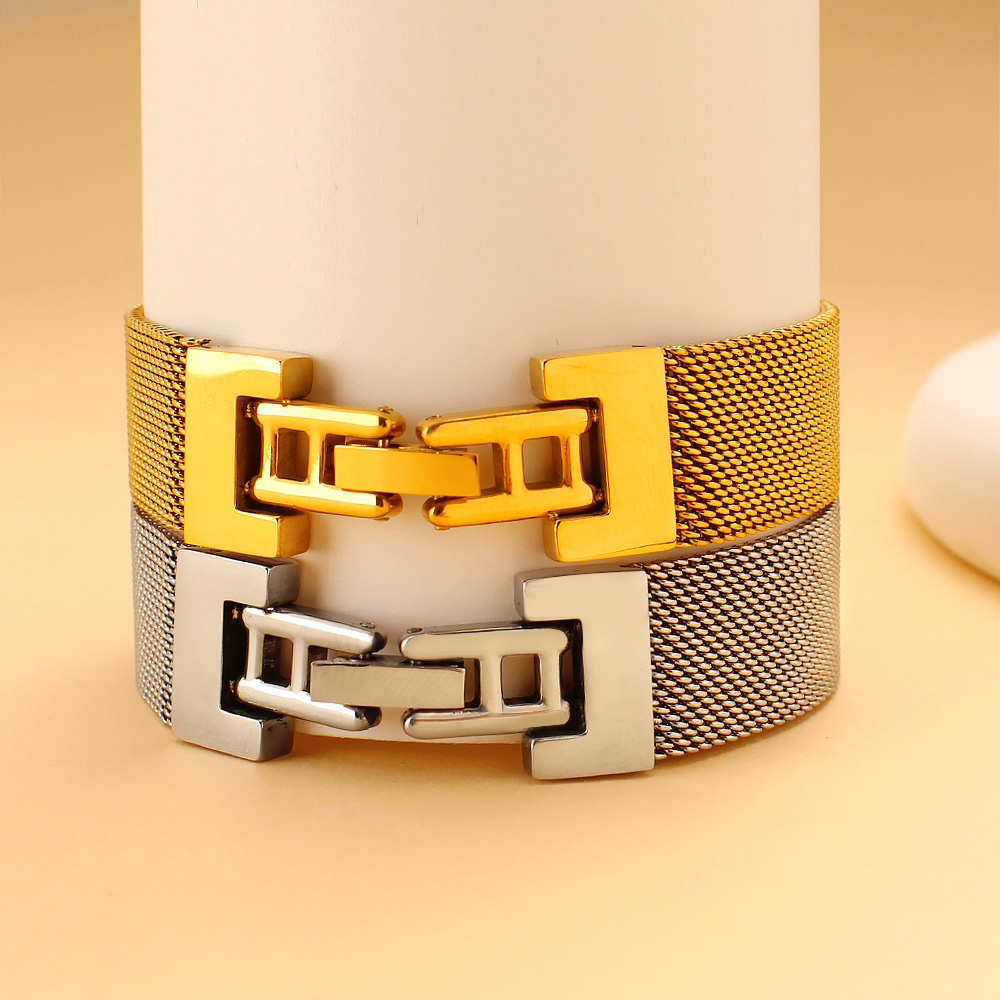 23g Weight Stainless Steel Strap Material Watch Strap Classification 1 Piece Quantity Street Occasion Solid Color Pattern Men's Gender Simple Style, Classic Style Style Simple Style Classic Style Solid Color Men's Watch Strap Men Chain Bracelets 8