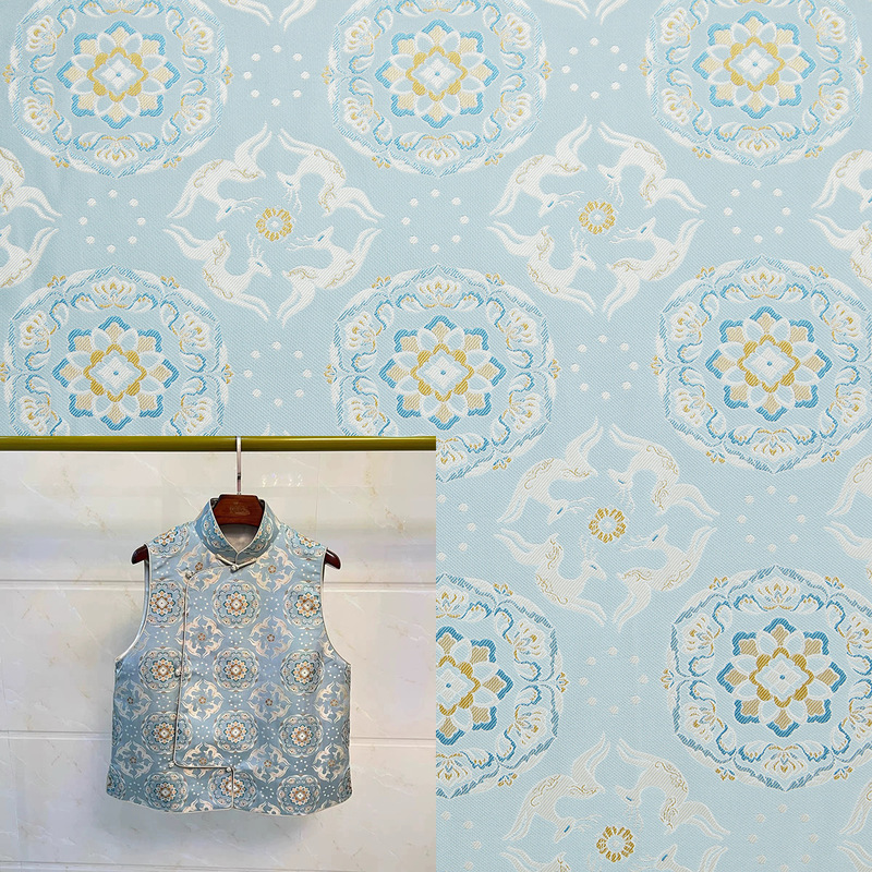 Baohua Benlu New Chinese Style National Style Fabric Retro Style Women's Vest Cheongsam dress Hanfu Clothing Fabric