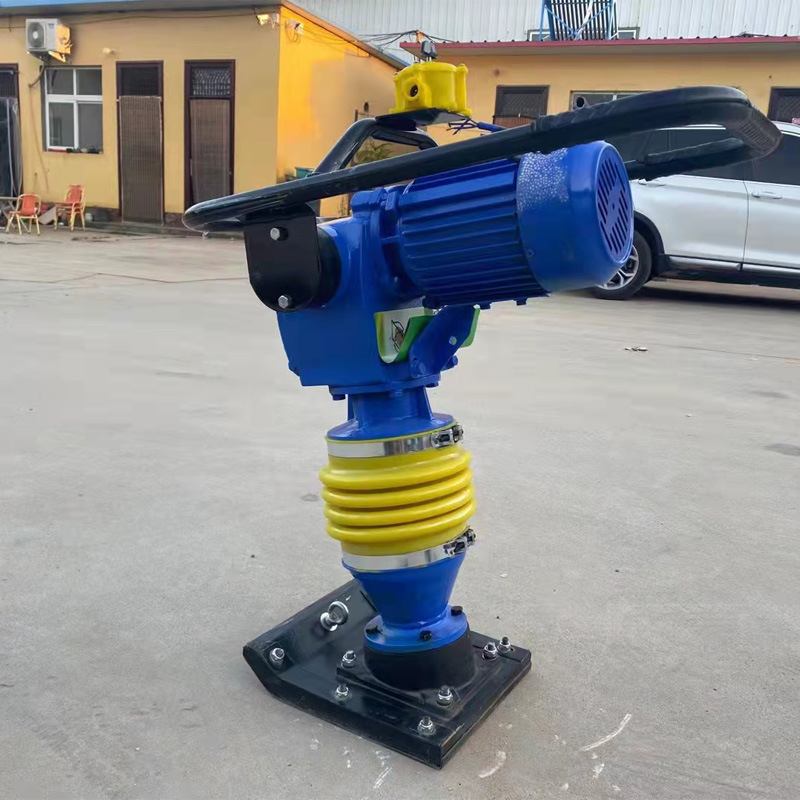 手扶汽油冲击夯平板夯 质量保证的立式马路柴油冲击夯汽油打夯机