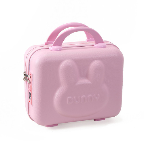 Cartoon 14-inch cosmetic case mini suitcase small suitcase souvenir password suitcase storage cosmetic bag