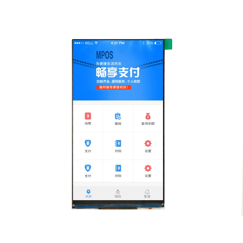 5.5-дюймовый LCD дисплей, TFT высокоразрешающий экран, интерфейс MIPI, 720×1280, дисплей для POS-терминала