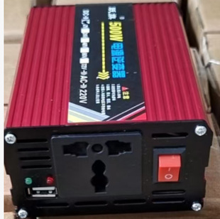 Red car inverter 12v24v48v60v to 220v universal high-power 500w household battery car conversion