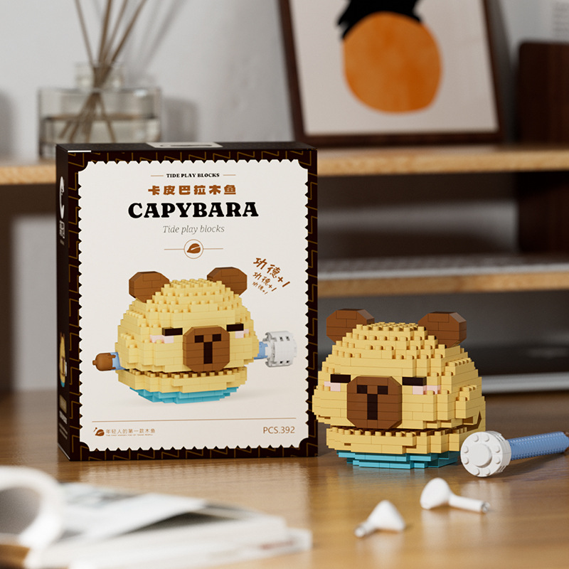 Compatible con LEGO gongde Muyu moda lechuang Año Nuevo bloques de construcción muñeca decoración creativa juguetes para niños regalo de Año Nuevo
