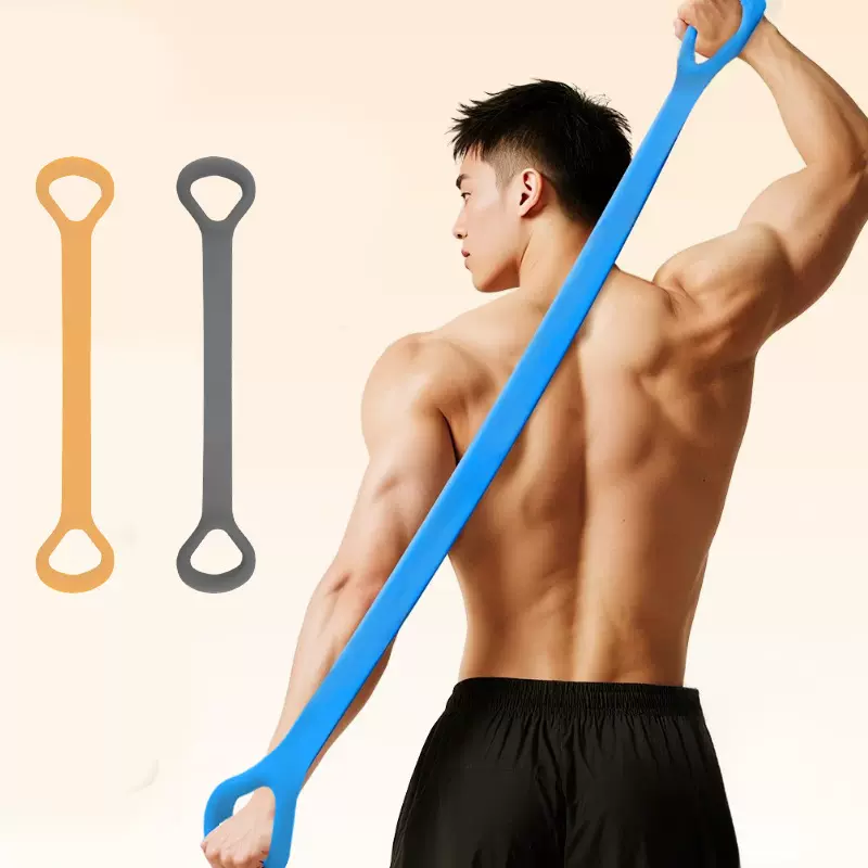 健虹8字拉力器拉力绳弹力阻力带瑜伽力量训练健身家用开肩美背