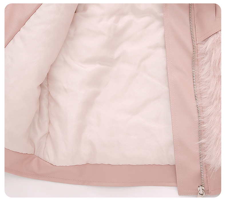 Mazuļu meiteņu apģērbs kokvilnas mētelis rudens un ziemas bērnu parka mazuļu meitenei stilīgs biezs vilnas tops_voghion.com