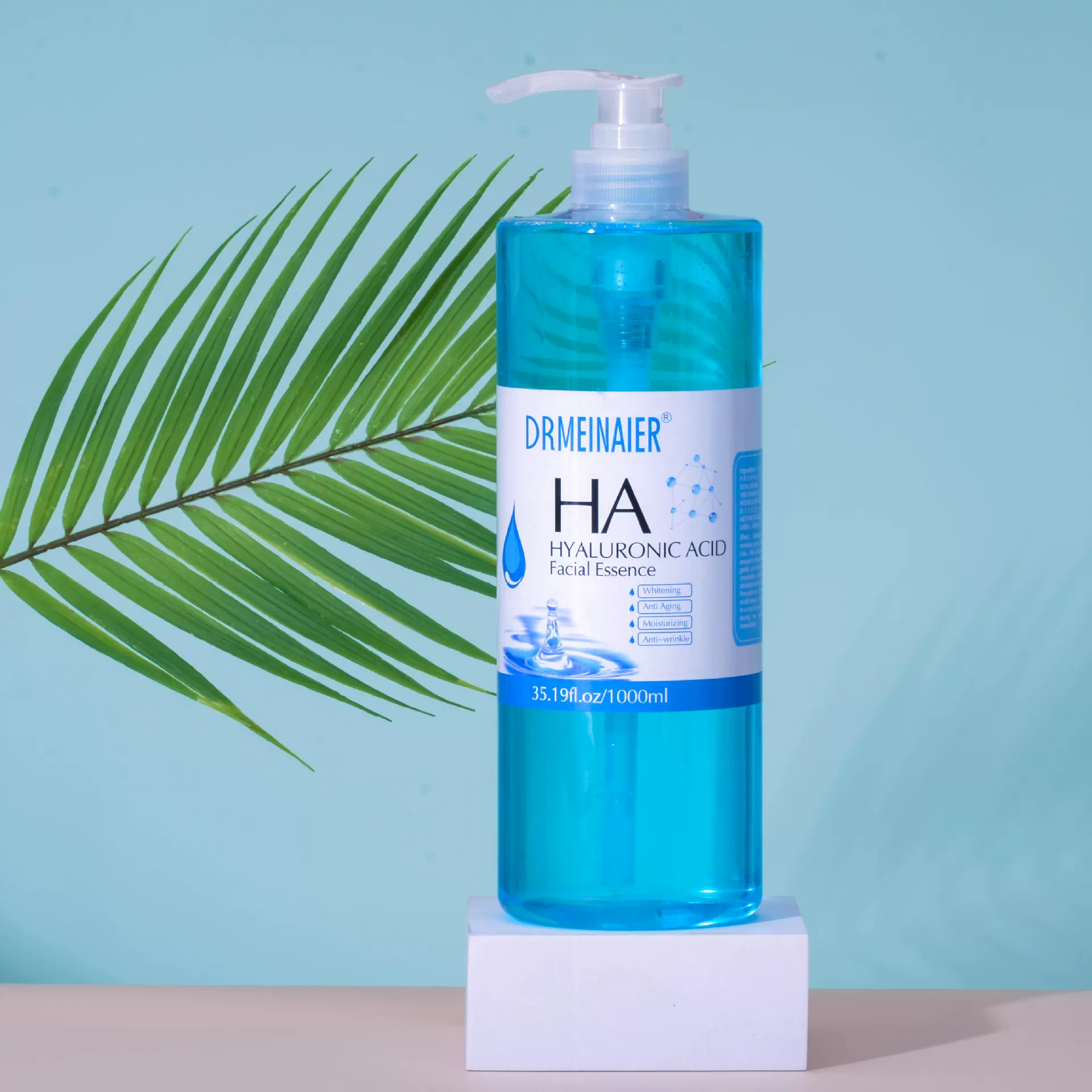 跨境专供提亮玻尿酸精华原液1000ml补水保湿紧致精华水外贸批发