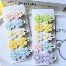 甜美花朵发夹儿童洋气BB夹头饰可爱樱花小女孩发饰碎发刘海侧边夹