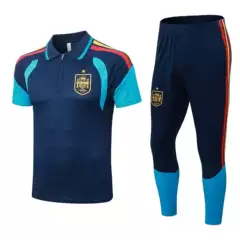 2026 World Cup National Team Spain Germany Argentina Mexico Training Warm-Up Half-Zip Short Sleeve Soccer Jersey