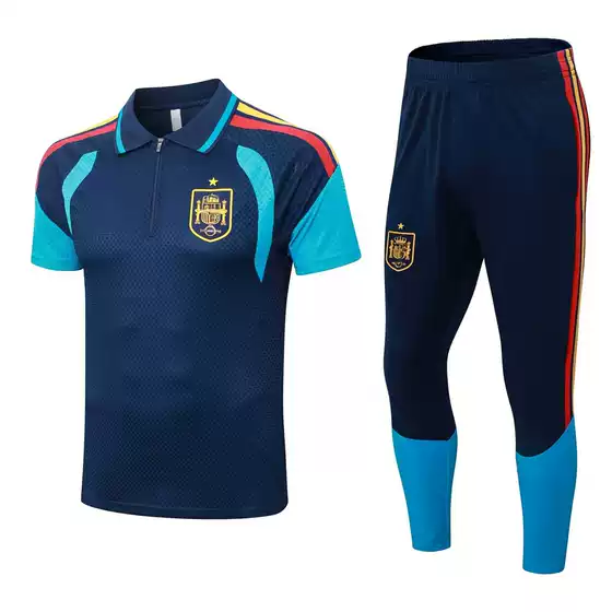 2026 World Cup National Team Spain Germany Argentina Mexico Training Warm-Up Half-Zip Short Sleeve Soccer Jersey
