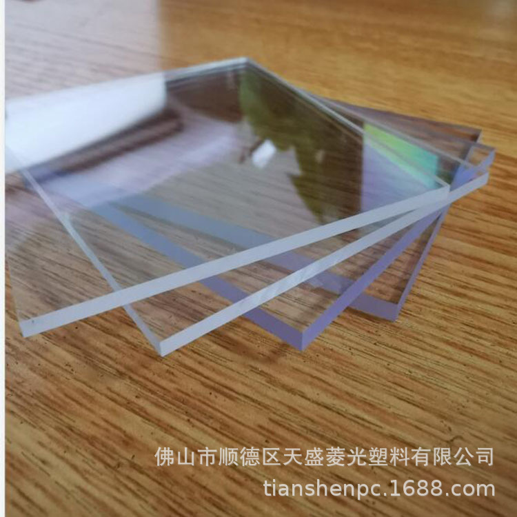 优选厂家户外实心透明PC 防爆板透明防雾板遮阳棚专用板材耐力板