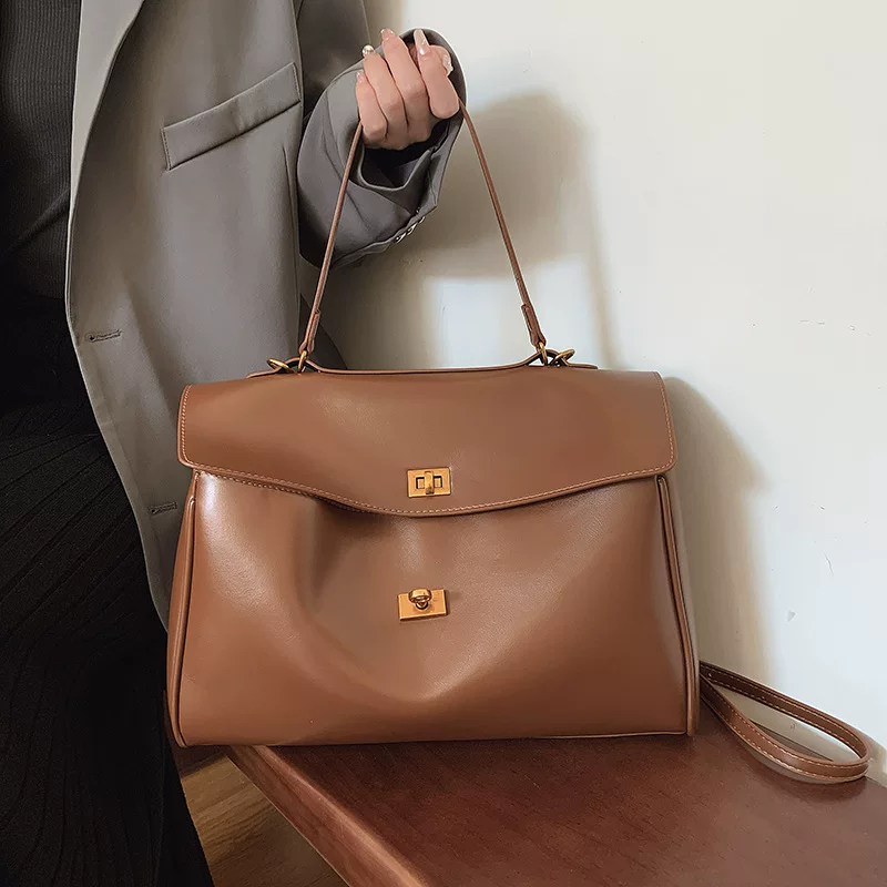 Shoulder bag, capacious one-shoulder bag, high-quality style