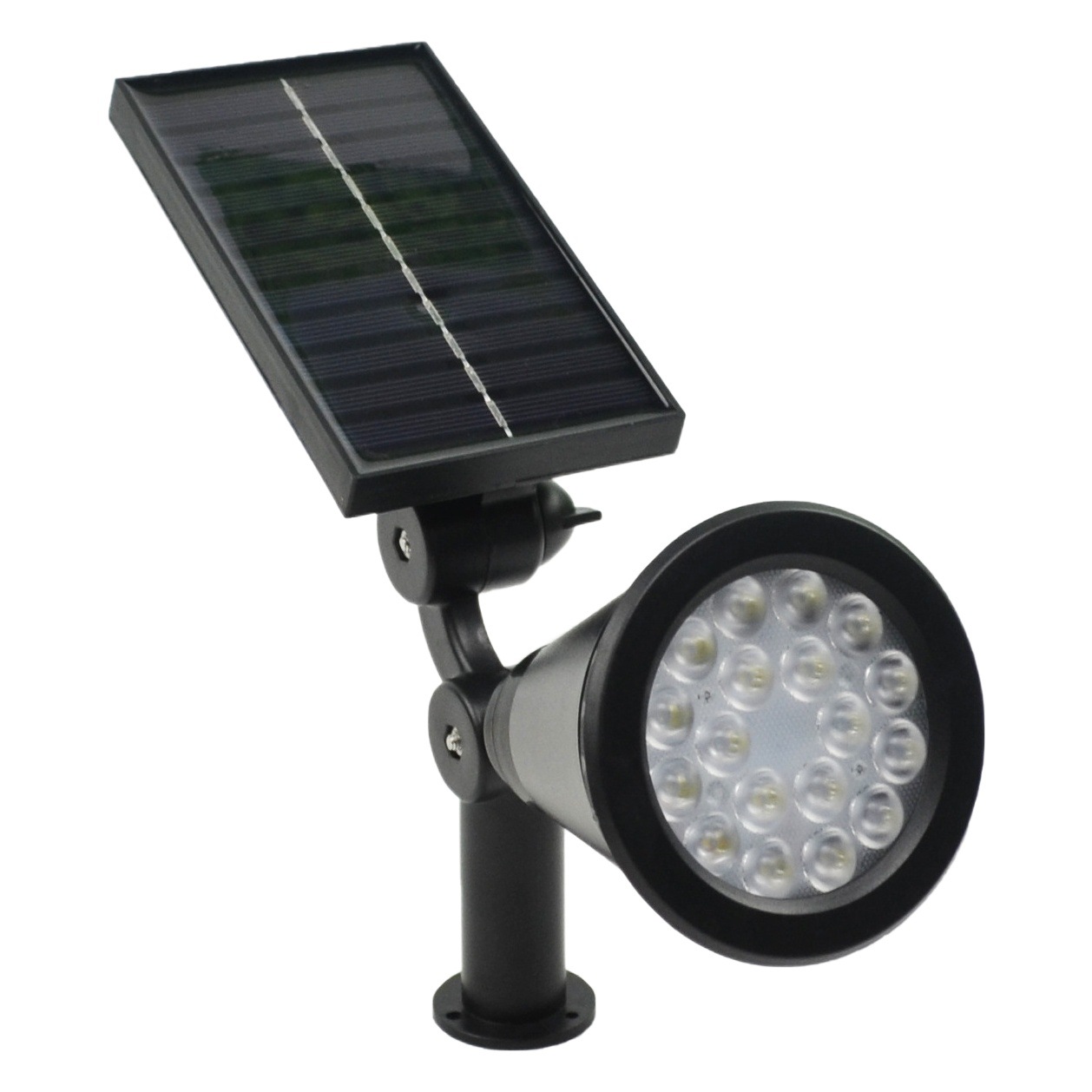 Lámpara de enchufe solar transfronteriza al aire libre proyector impermeable paisaje árbol lámpara patio paisaje RGB lámpara de césped