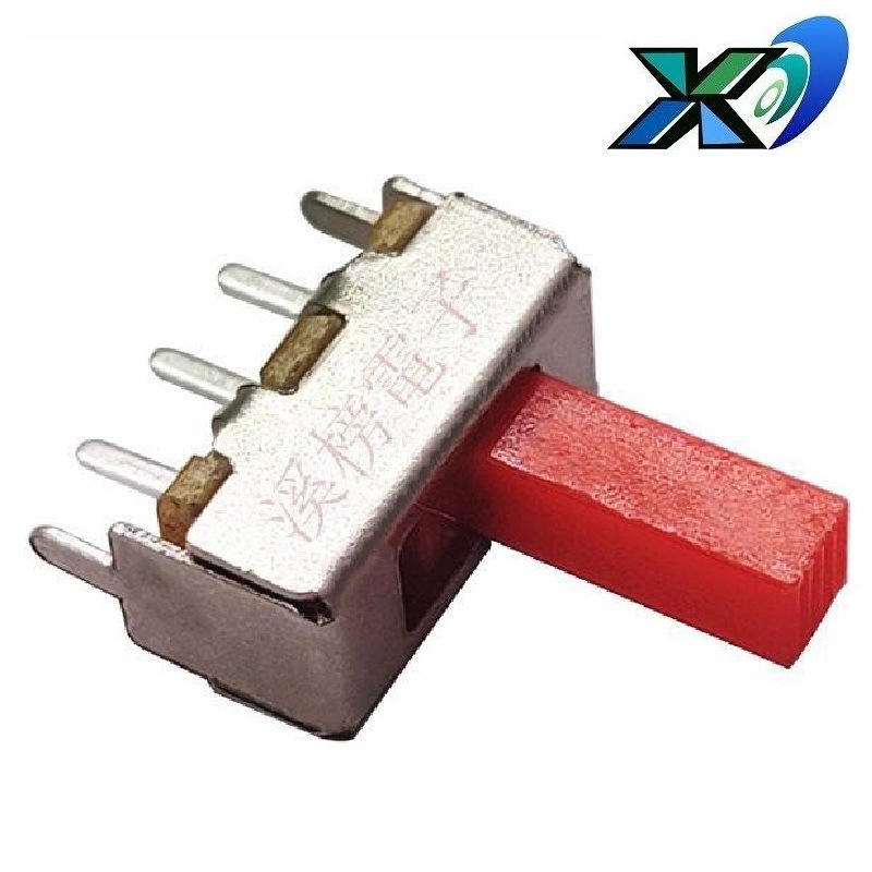 厂销二档拨动开关2档3脚 批发2位拨动开关 小型2位滑动开关立式