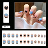 Fake nails, summer removable nail stickers for nails for manicure, ready-made product, wholesale