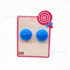 Cartoon accessory for princess, necklace, glossy ear clips, toy, with gem