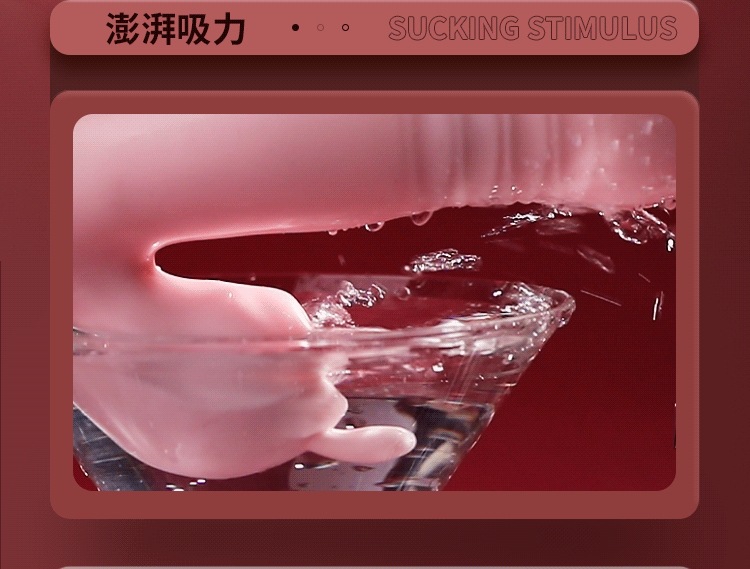 Mystery Suction & Telescopic Vibrator in Peach Pink, Automatic Control, Adult Wellness Device — detail image 13