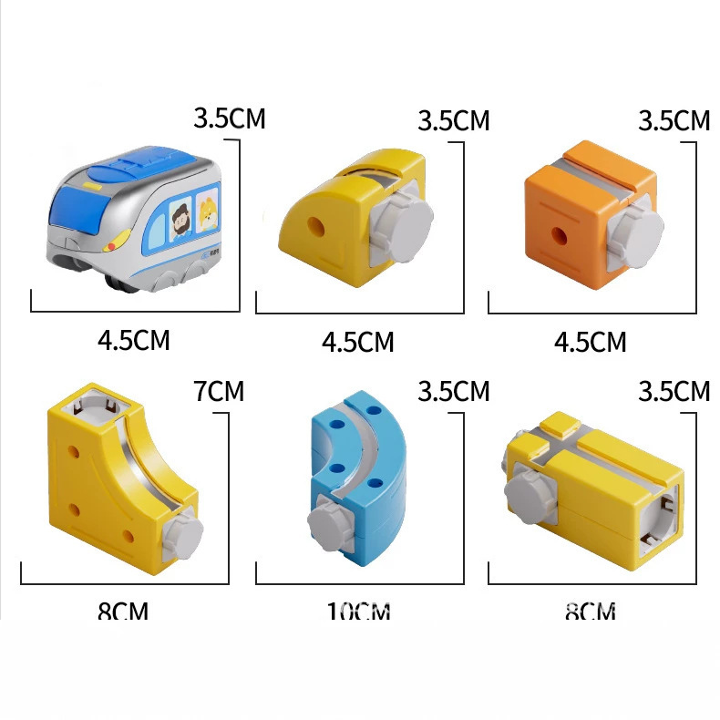 A Magnetic DIY Assembly Track Car High-Speed Rail Roller Coaster 3D Scene Versatile Building Blocks Educational Toy Accessories Sold Separately A Magnetic DIY Assembly Track Car High-Speed Rail Roller Coaster 3D Scene Versatile Building Blocks Educational Toy Accessories Sold Separately