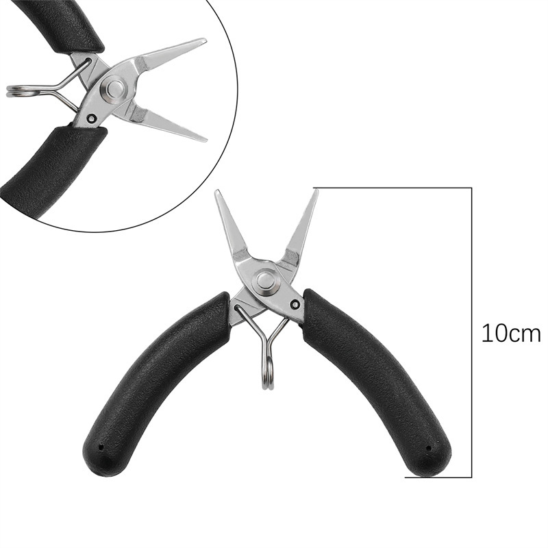 501B flat nose pliers with half teeth