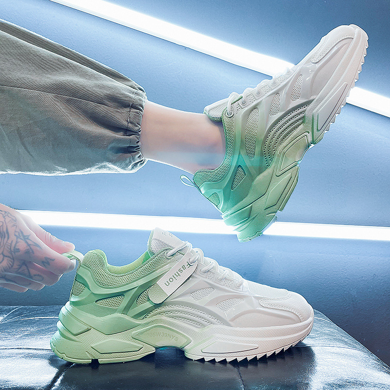 2024. gada vasaras jauni elpojoši apavi vīriešiem un pusaudžiem, ikdienas tētis korejiešu izdevums, sporta apavi augumam,_voghion.com