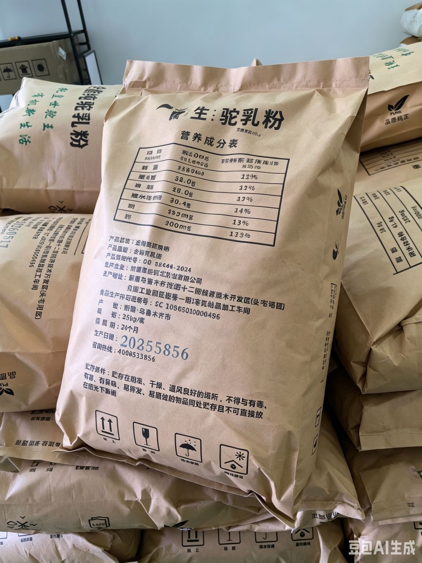 Whole Full Fat Camel Milk Powder Xinjiang Origin 25kg Bulk Supply Fresh Batch in use