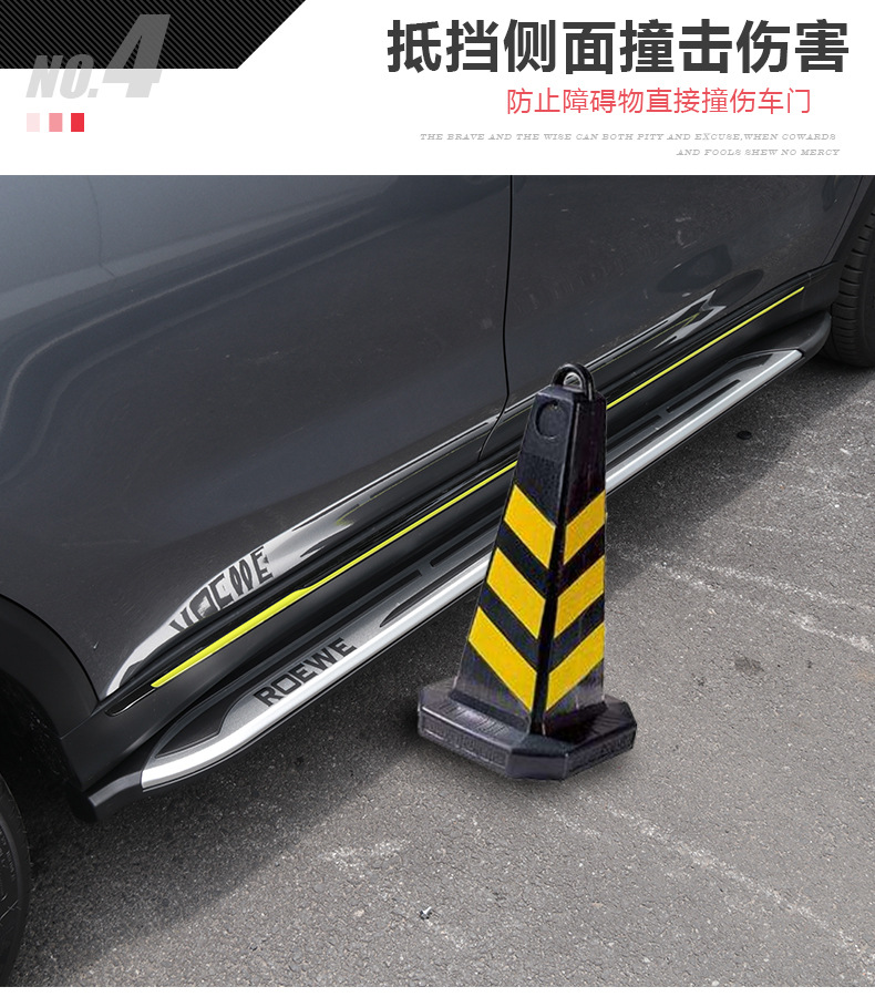 New Rongwei RX5Plus pedal RX5MAX side pedal three generations RX5 dedicated welcome pedal original modification
