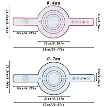 双耳烤垫带刻度玻璃纤维荷兰烤箱垫食品级硅胶面包烘焙垫饼干