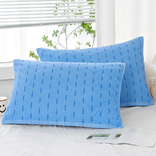 Хлопко -голубое подушка полотенца школы общежития для студенческого полотенца фабрика подушки подушкой подушки полотенце Gaoyang Производитель оптом