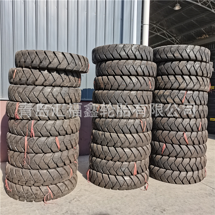 供应矿山型大块花11.00-20 斜交尼龙线货车轮胎配内胎垫带