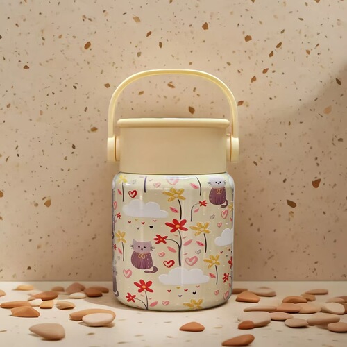 New Model Vacuum Flask 316 Stainless Steel Vacuum Pot Office Workers Portable Insulated Cup Silver Ear Congee Vacuum Heater Wholesale