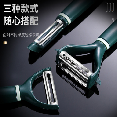 Multifunctional plastic peeling knife wholesale household potato peeling knife Internet celebrity peeling artifact fruit apple peeler