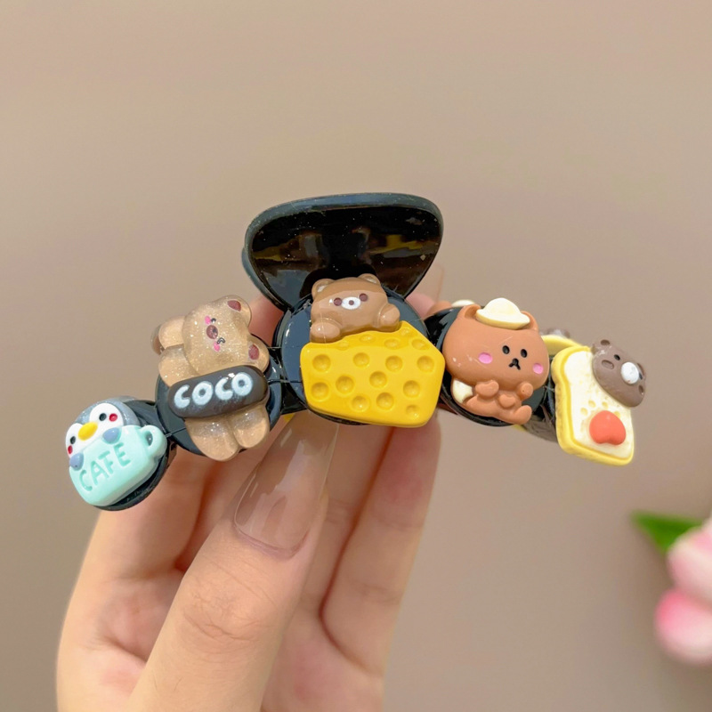 Otoño y invierno gracioso clip de agarre grande más simple clip de pelo de viento para mujeres detrás de la cabeza clip de pescado de alta calidad tocado