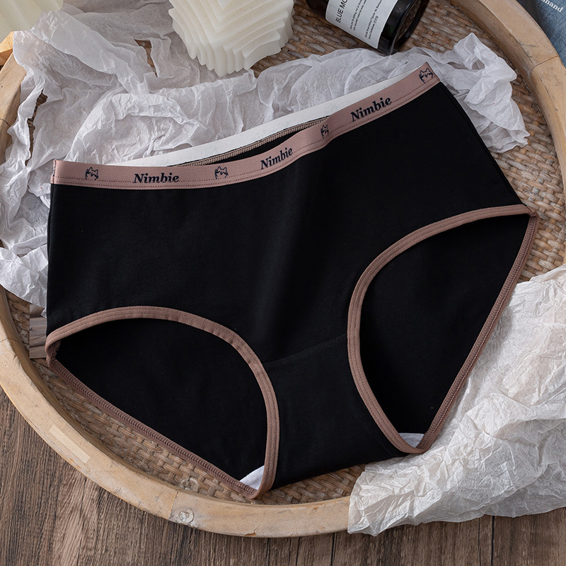 Ropa interior de algodón para mujer verano algodón fino entrepierna antibacteriana estilo deportivo pantalones cortos de triángulo para niñas sin costuras ropa interior de cintura media