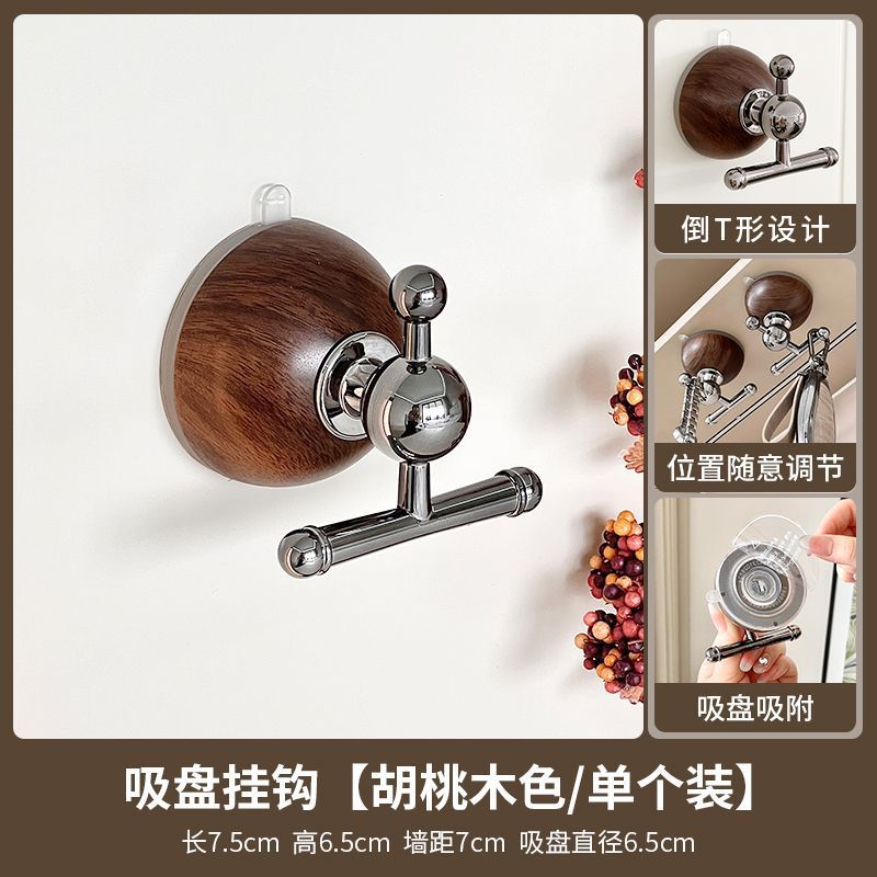 Gancho de baño de ventosa de estilo medieval sin agujeros de carga percha gancho de ropa gancho adhesivo toallas sin marca percha doméstica