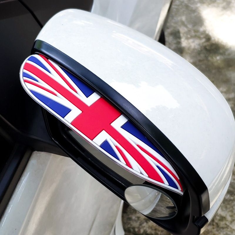 汽车后视镜挡雨板车用雨眉厂家定制 新款倒车镜PVC通用雨眉定做