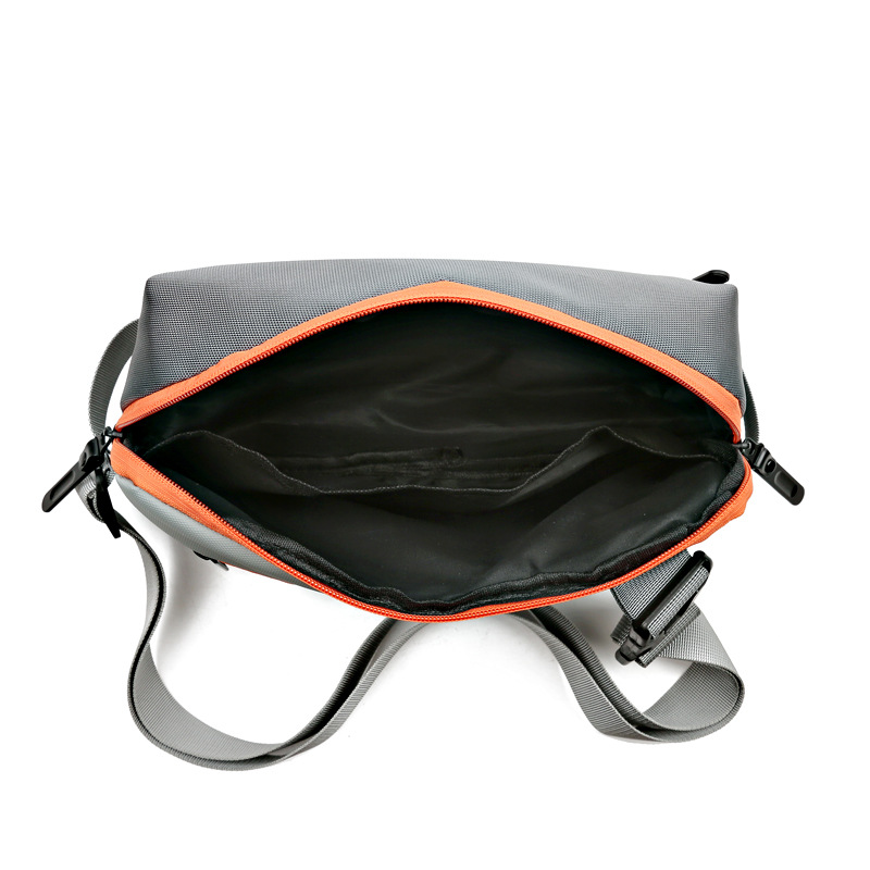 Riñonera para hombre, correr, bolso de pecho de alta gama, marca de moda, nuevo bolso de hombro, bolso diagonal para hombre de negocios de cercanías, estilo coreano