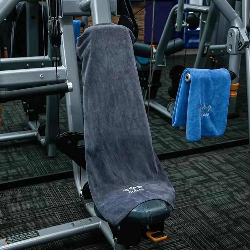 Sports towel, large towel for gym, portable bath towel for wiping sweat, quick-drying, outdoor, absorbent, long and soft mat