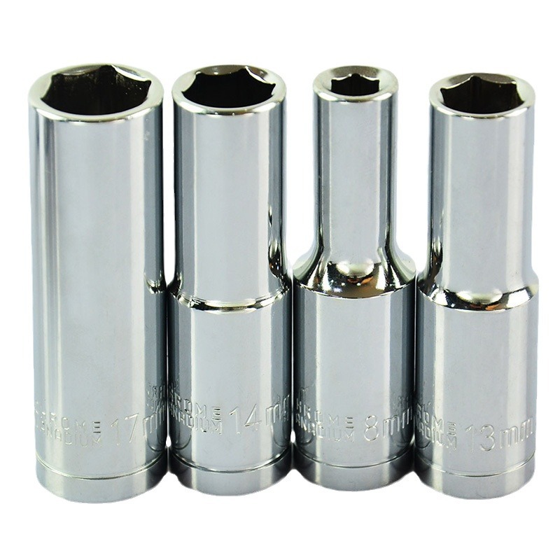 Venta al por mayor 1/2 gran mosca alargada espejo manga hexagonal manga cromo vanadio acero manga 8-32mm cabeza de la manga