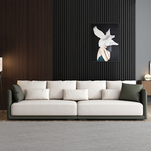 北欧科技布沙发轻奢小户型简约现代客厅组合贵妃转角乳胶布艺沙发