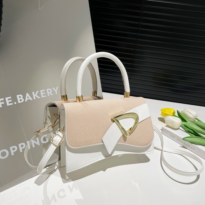 Moda y lujo ligero 2025 nuevo estilo estilo occidental estilo coreano popular retro casual color sólido bolso pequeño de mensajero de un solo hombro