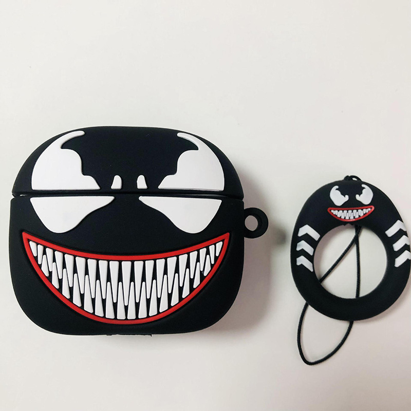 新しいイヤホンケースは、Apple airpods 4イヤホンケースに適しています。漫画のような可愛くてワイヤレスなBluetoothイヤホンケースです。|undefined