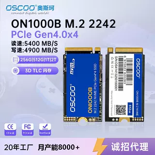 M.2高速固态硬盘2242 NVMe PCIe Gen4.0 SSD台式机固态硬盘定制
