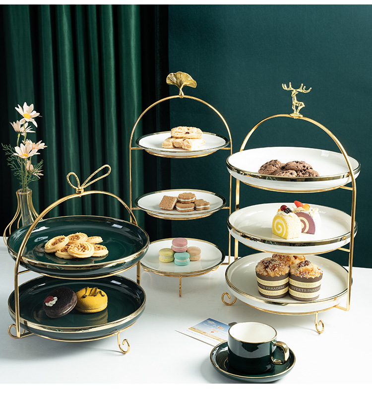 甜品架+盘