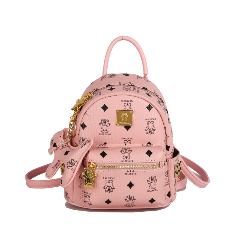 Bolsa de mujer transfronteriza de comercio exterior 2025 nuevo retro nicho bolsas escolares de estudiantes de alta calidad sensación de gran capacidad mochila de viaje