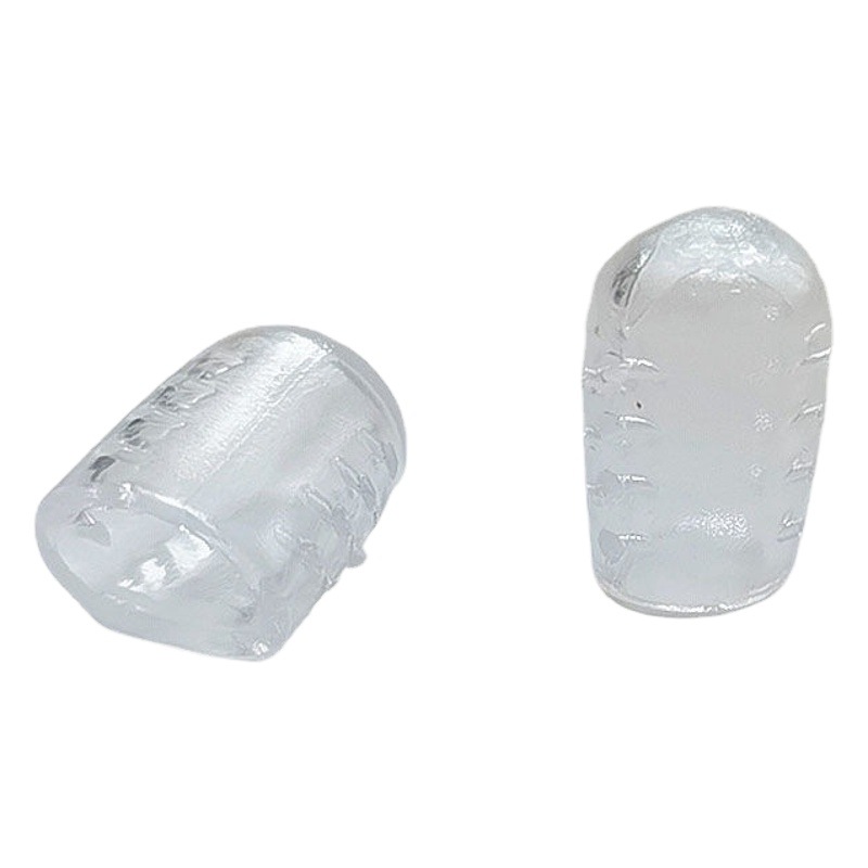 Cubierta protectora del dedo del pie de silicona transpirable protección del dedo del pie separación protección del pie desgaste zapatos resistente al desgaste a prueba de sudor transparente impermeable
