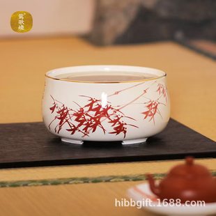 New Yingge Burning Electric Pottery Furnace Guofeng Pastel Zhu Zhu Tu Fu Lu Feng Hou Mute Tea Cooking Furnace Wireless Remote Control Switch
