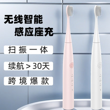 网红款扫振一体感应式充电全自动便携式防水一件代发电动牙刷护齿