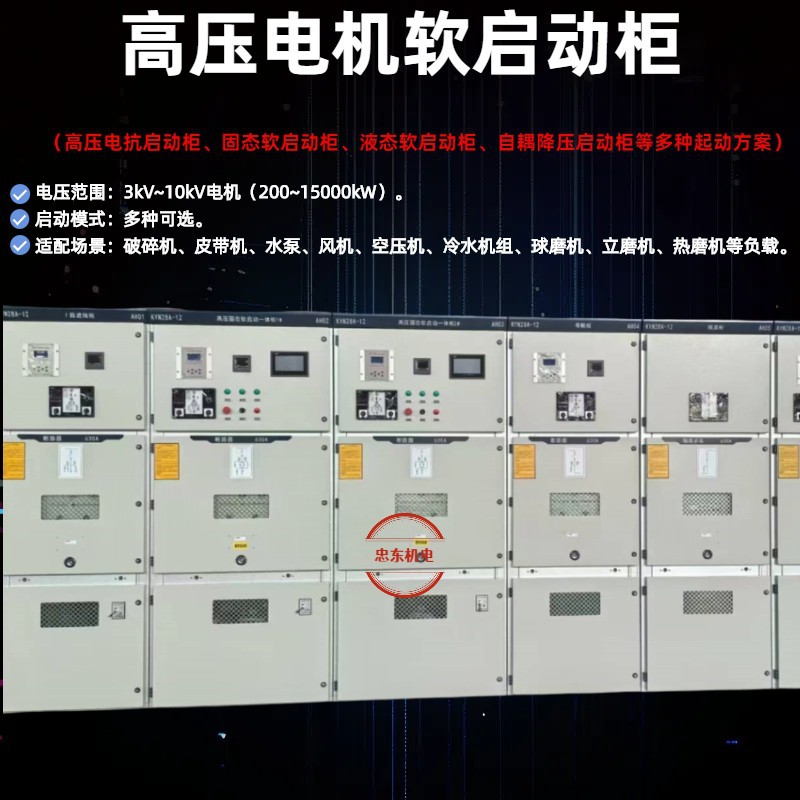 355KW*500KW*1000KW高压软起10KV高压固态晶闸管起动柜